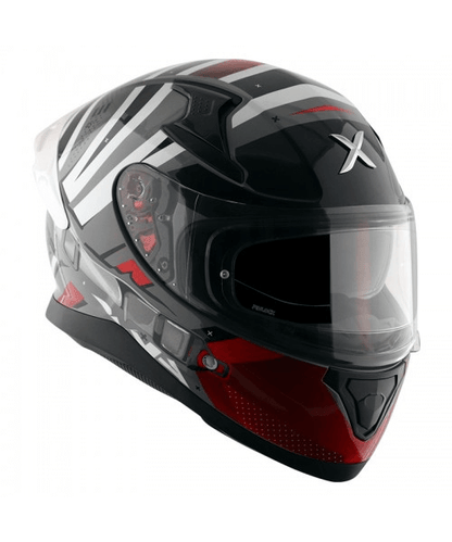 Axor Apex Hex-2 Helmet - Cool Grey Red