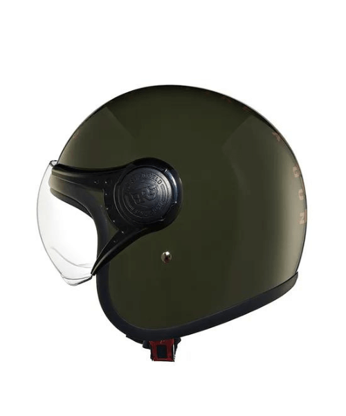 Royal Enfield Jet Open Face MLG Helmet - Green