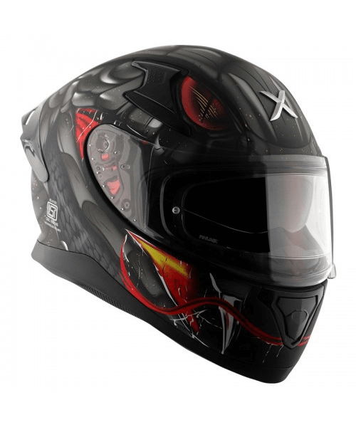 Axor Apex Venomous D/V Helmet - Dull Black Grey