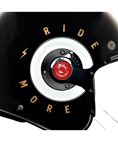 Royal Enfield Spirit Helmet Leave Home - Gloss Black