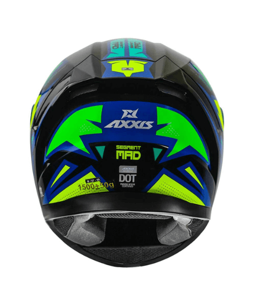 Axxis Segment Mad Helmet - Gloss Fluorescent Yellow