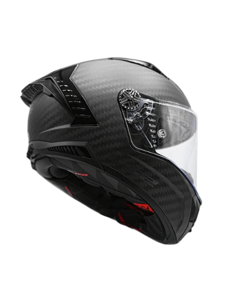 LS2 FF805 Thunder Carbon Racing FIM Helmet - Matt Black