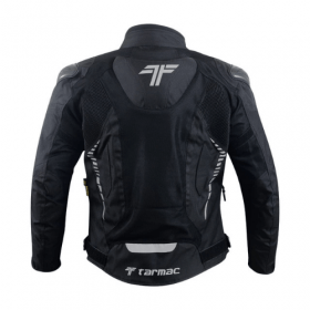 Tarmac Corsa Black Riding Jacket with Safe Tech Protectors - Black