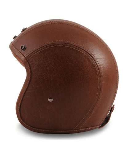 Vardenchi Leather Head Half Face Helmet