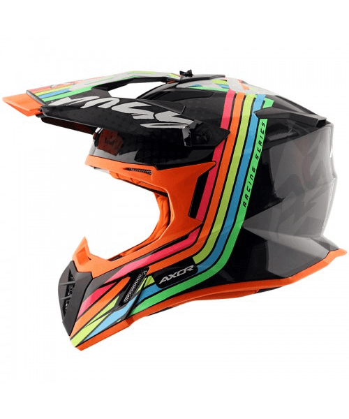 Axor X-CROSS X2 Off Road Helmet - Dull Black Grey