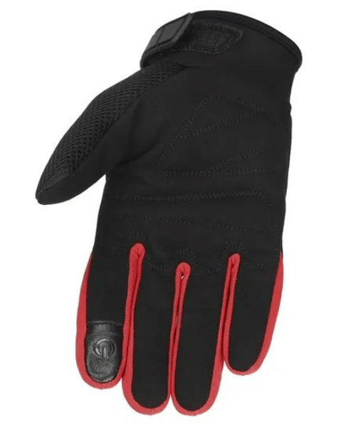Royal Enfield Urban Hustler Riding Gloves - Red & Black