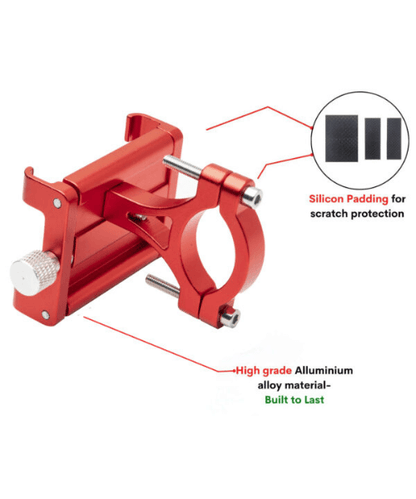 Yellowfin Claw Grip Mini Mobile Mount - Mini Red