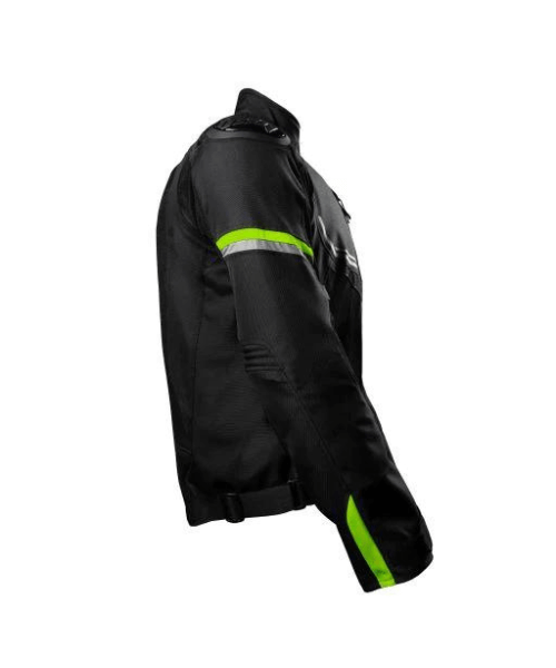 DSG Aire Riding Jacket - Black Yellow Fluo