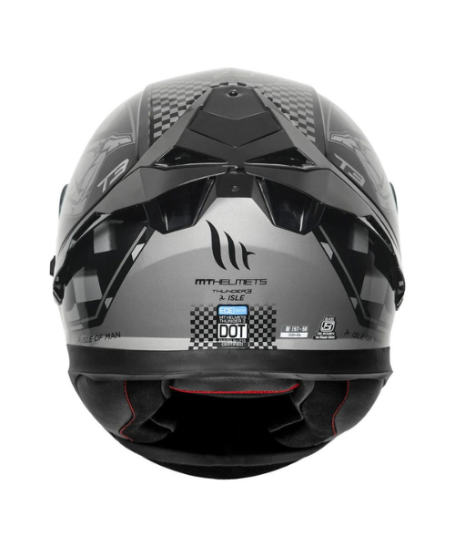MT Thunder 3 SV Pro Helmet - ISLE Gloss Grey