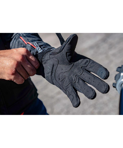 LS2 Kubra Riding Gloves - Anthracite Hi Viz Yellow