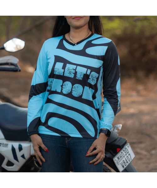 Wroom Dri Fit Jersey - Aqua Blue