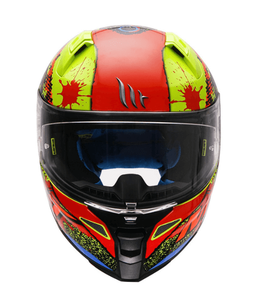 MT Revenge 2 Piston Helmet - Fluorescent Yellow