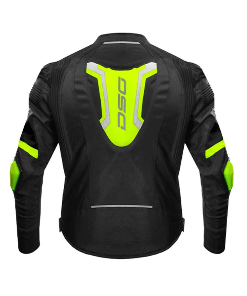 DSG Race Pro V2 Riding Jacket - Black Yellow Fluo