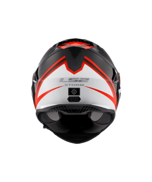 LS2 FF800 Storm Nerve Helmet - Gloss Black Red