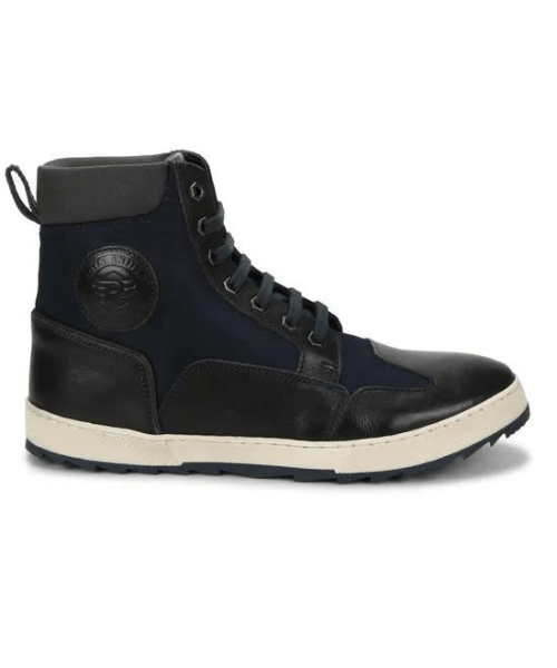 Royal Enfield Ambler Riding Boots - Black Navy