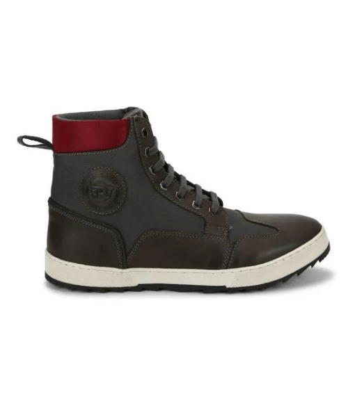Royal Enfield Ambler Riding Boots - Grey Red