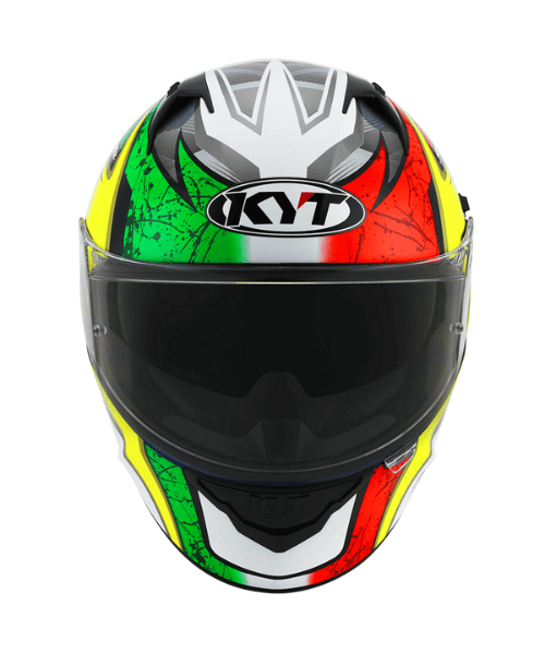 KYT Nf-R Dalla Porta Rep. Original Helmet- Red Blue Yellow