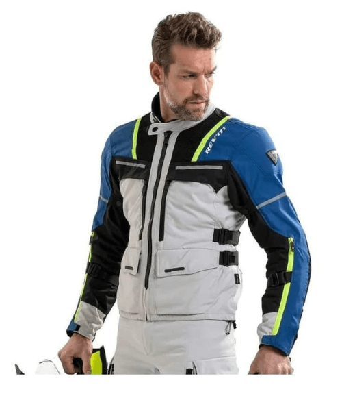 Rev’it! Offtrack Adventure Riding Jacket - Silver Blue