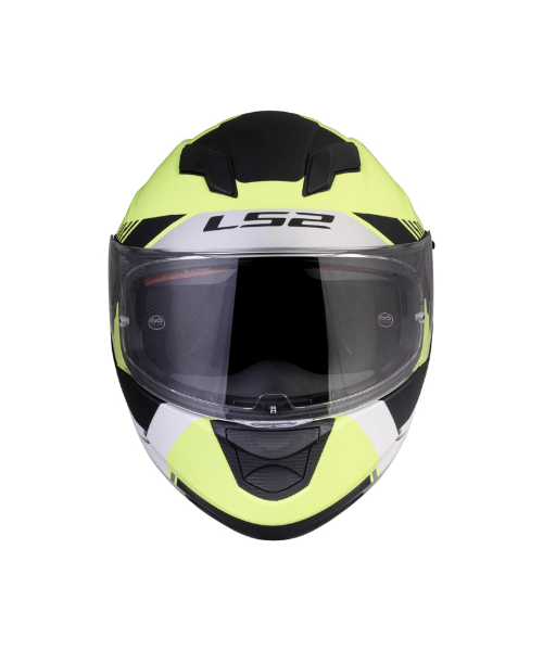 LS2 FF320 Stream Evo Xplorer Hi-Viz With Pinlock Helmet - Gloss White Yellow