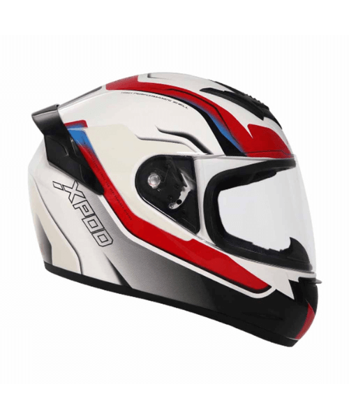 Buy TVS Racing XPOD Helmet Speedy White Red Bikester Global