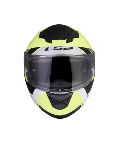 LS2 FF320 Stream Evo Xplorer Hi-Viz With Pinlock Helmet - Matt White Yellow