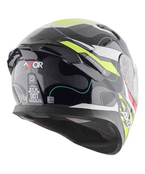 Axor Apex Dynamo Helmet - Gloss Black Neon Yellow