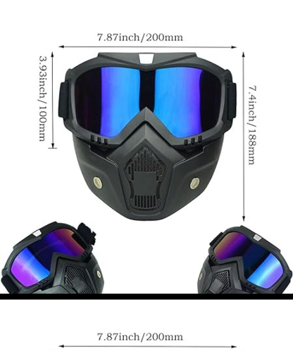 Moto Arch Google Mask - Mercury