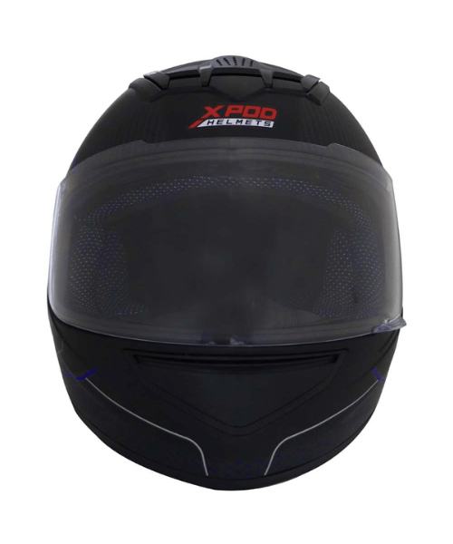 TVS Racing XPOD Helmet - Blistering Black Blue