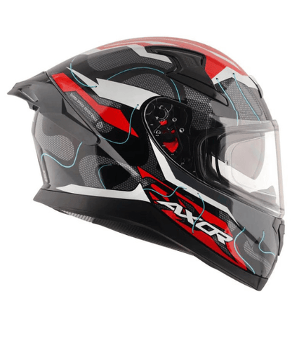 Axor Apex Dynamo Helmet - Gloss Black Red