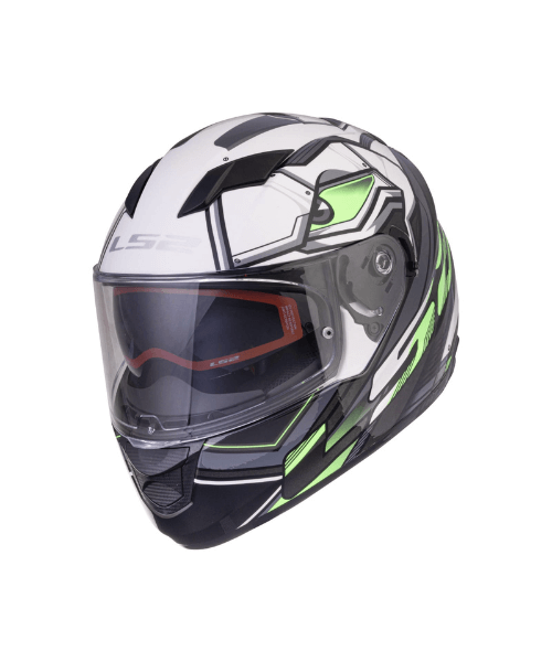 LS2 FF320 Stream Evo Xdron With Pinlock Helmet - Gloss White Grey