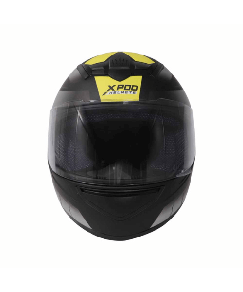 TVS XPOD Dual Tone Helmet - Yellow Grey