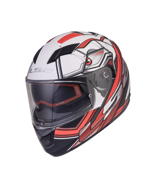 LS2 FF320 Stream Evo Xdron With Pinlock Helmet - Gloss White Red