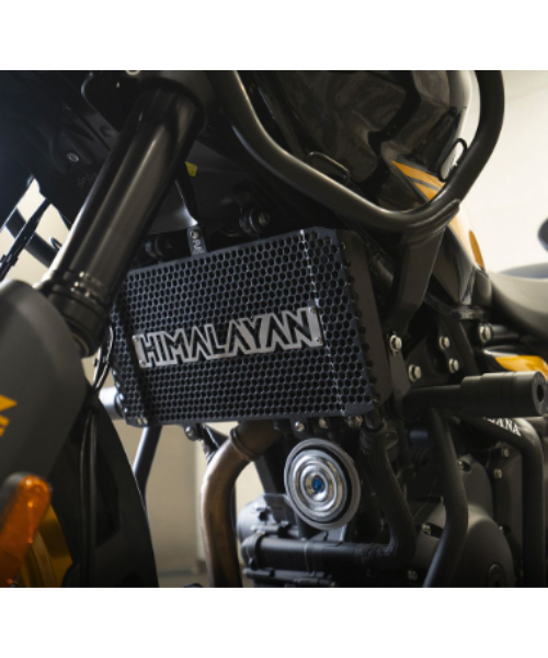 Zana Radiator Guard Black With Himalayan Logo For Himalayan 452 - ZI-8444