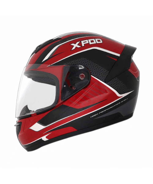 TVS Racing XPOD Dynamic Dual Tone Helmet - Red