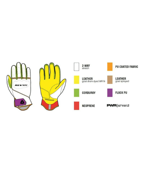 Rev’it! Mosca Gloves - Black Red