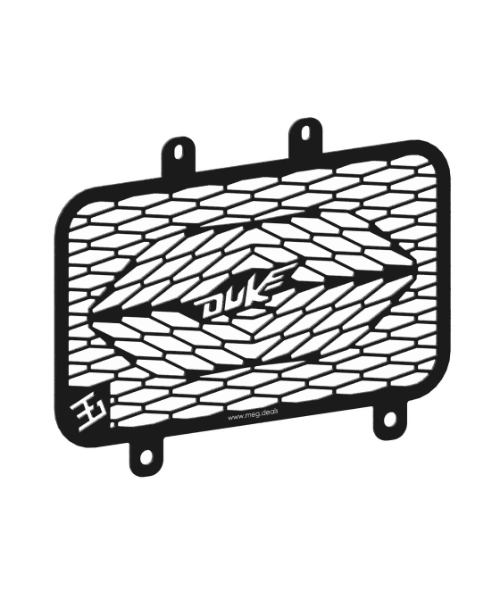 Meg Radiator Guard for KTM Duke 390 - Matt Silver