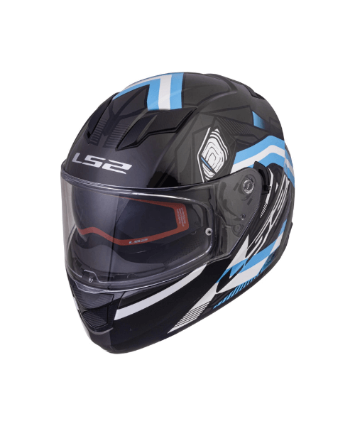 LS2 FF320 Stream Evo Reflex With Pinlock Helmet - Matt Black Blue