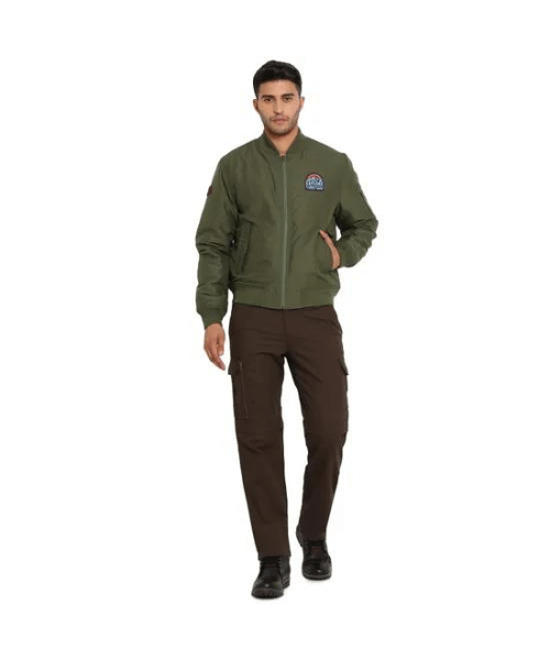 Royal Enfield Explorer Bomber Jacket - Olive