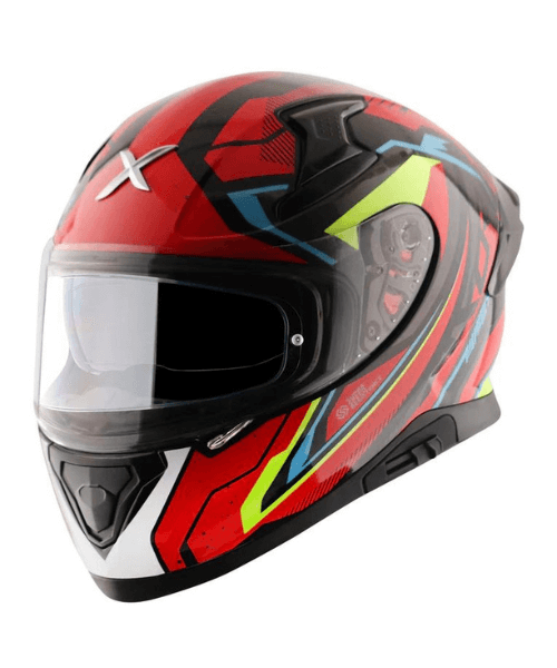 Axor Apex Roadtrip Helmet - Gloss Black Red