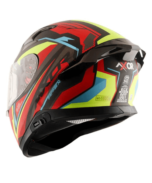 Axor Apex Roadtrip Helmet - Matt Black Red