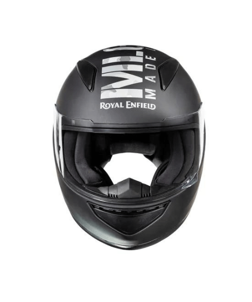 Royal Enfield Street Prime Mlg Camo Helmet - Matt Black