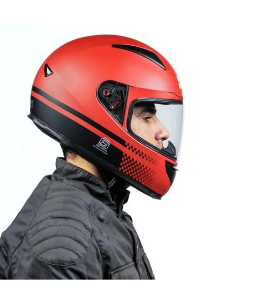Royal Enfield Street Prime Divider 65 Helmet - Red