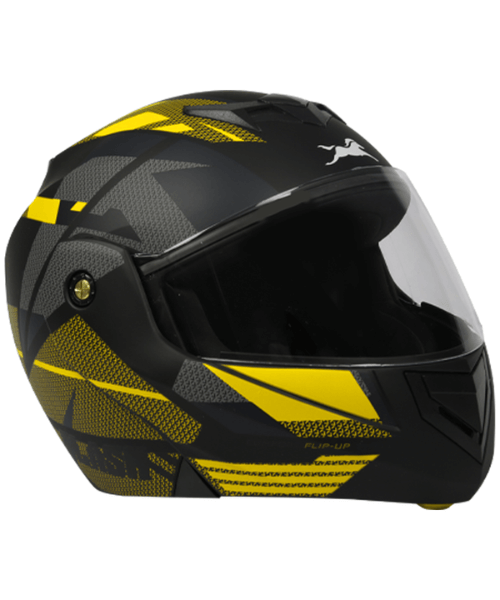 TVS Crux - Dx Helmet - Yellow Black