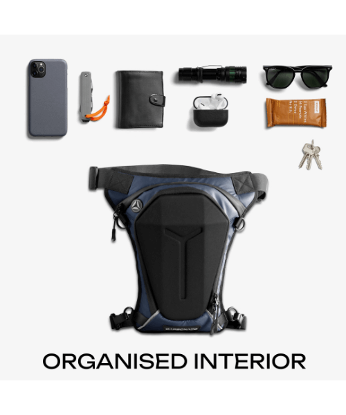 Carbonado Turtle Thigh Bag - Deep Blue