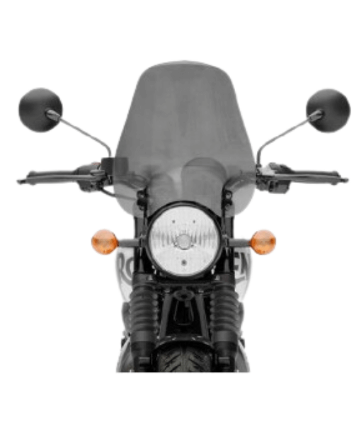 VisorBros Touring Windscreen for Royal Enfield Hunter 350 - Dark Smoke