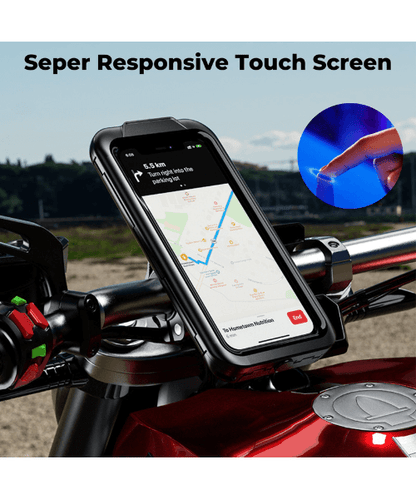 Yellowfin Fully Waterproof Bike Mobile Phone Holder Mount with Vibration Damper without Charger - M18L-C1