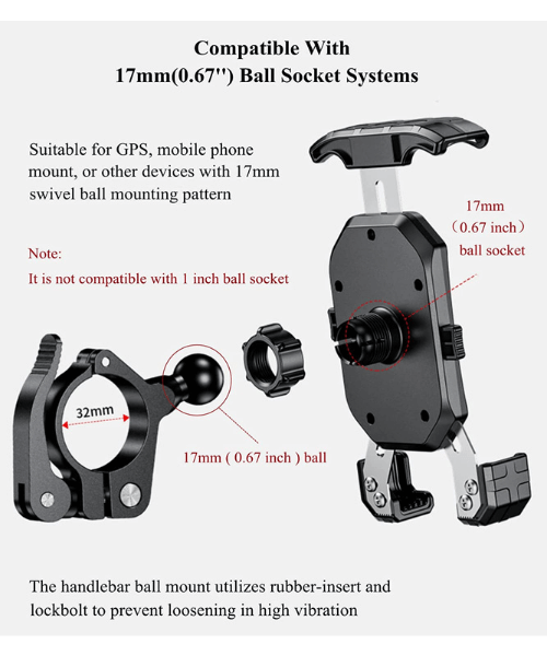 Yellowfin 17 MM Ball Buckle - Quick Release Type