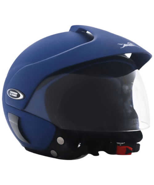 TVS Vintage With Peak Helmet - Blue