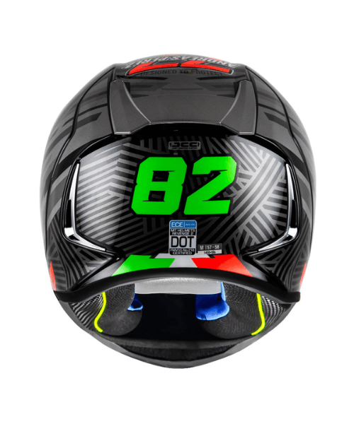 MT Revenge 2 Brush Helmet - Fluorescent Yellow