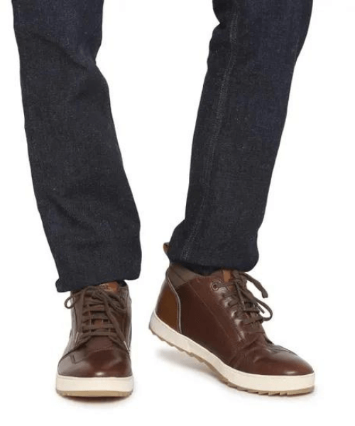 Royal Enfield Hanker Riding Boots - Brown Khaki